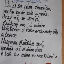 Vánoční poezie 5. třídy