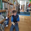 Návštěva 5.A v obecní knihovně
