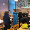 Návštěva polských a španělských žáků v Moravanech, 1. den