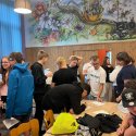 Návštěva polských a španělských žáků v Moravanech, 1. den